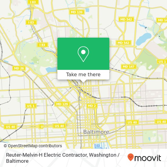 Reuter-Melvin-H Electric Contractor map