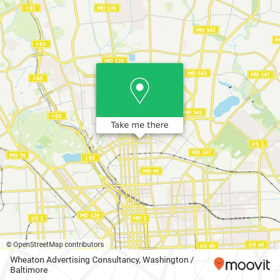 Mapa de Wheaton Advertising Consultancy