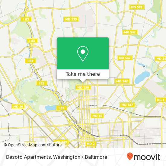 Desoto Apartments map