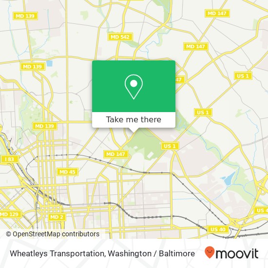 Wheatleys Transportation map