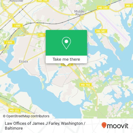 Law Offices of James J Farley map