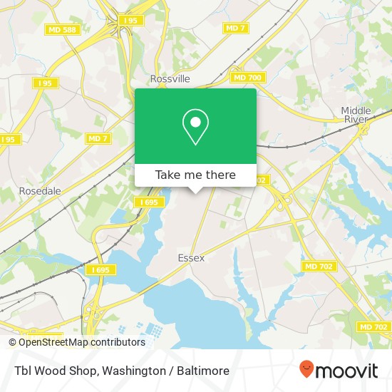 Mapa de Tbl Wood Shop