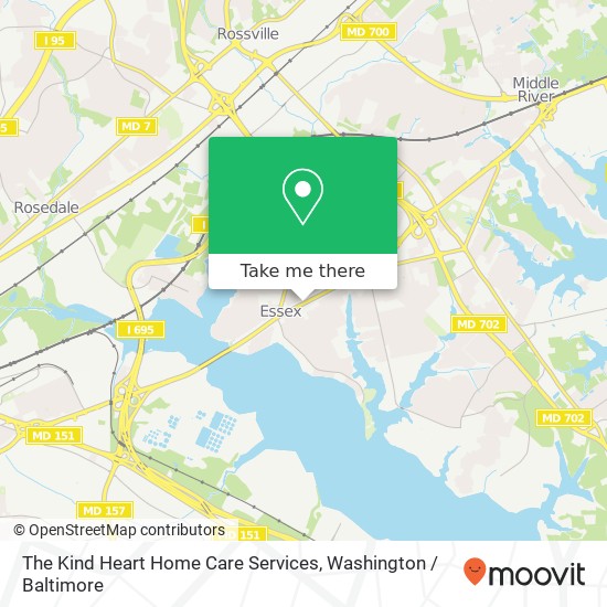 Mapa de The Kind Heart Home Care Services