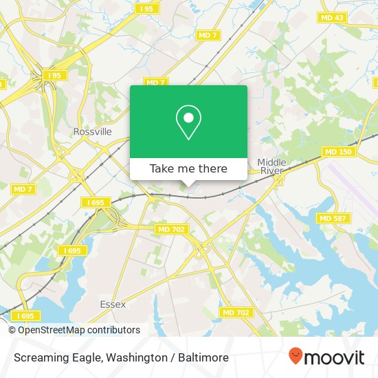 Mapa de Screaming Eagle