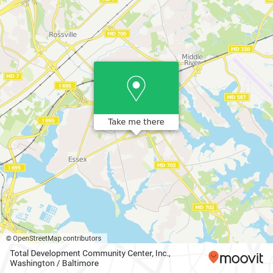 Total Development Community Center, Inc. map