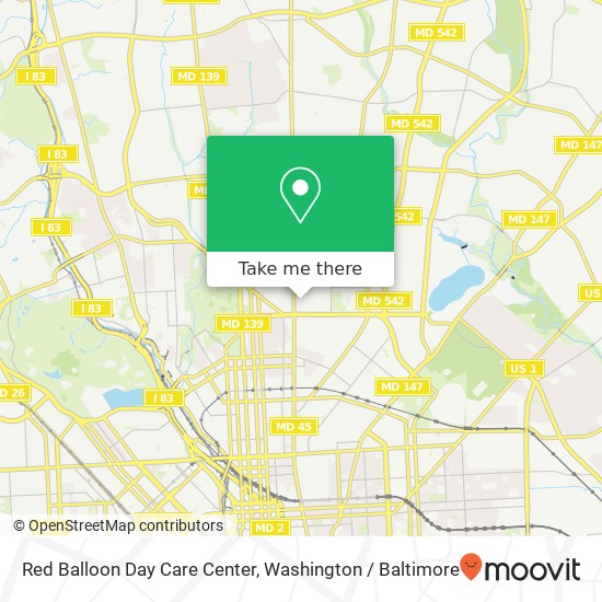 Red Balloon Day Care Center map