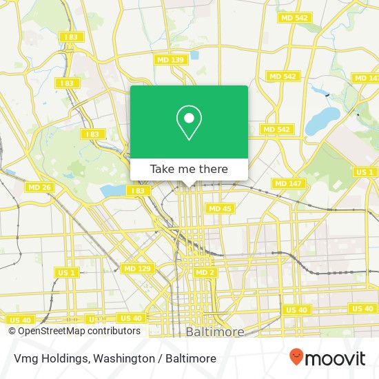 Mapa de Vmg Holdings