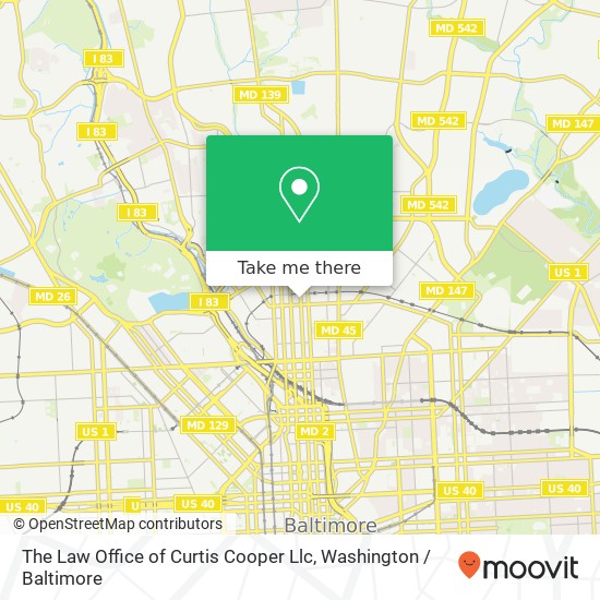 The Law Office of Curtis Cooper Llc map