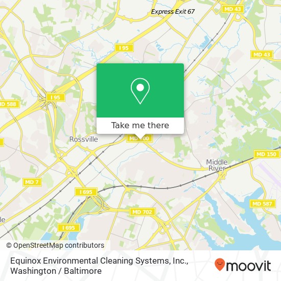 Mapa de Equinox Environmental Cleaning Systems, Inc.