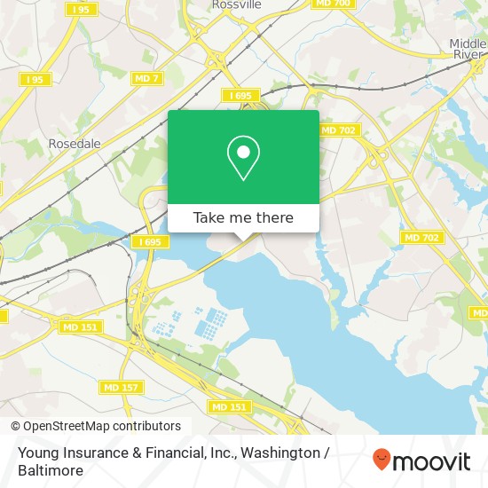 Young Insurance & Financial, Inc. map