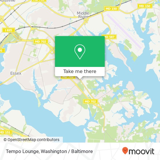 Tempo Lounge map