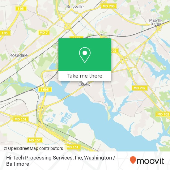 Hi-Tech Processing Services, Inc map