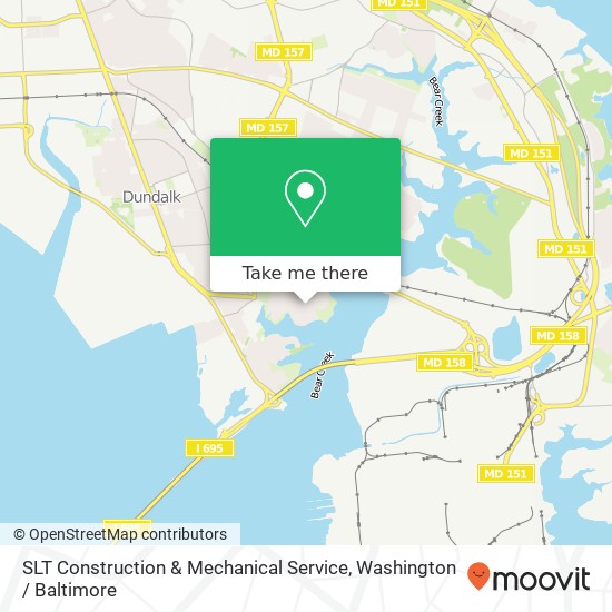 Mapa de SLT Construction & Mechanical Service