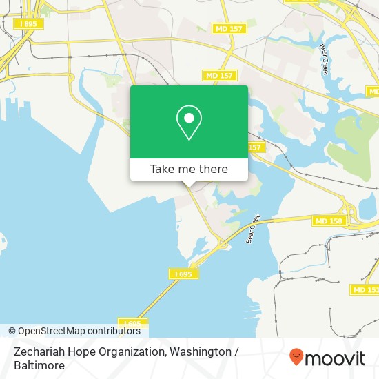 Mapa de Zechariah Hope Organization