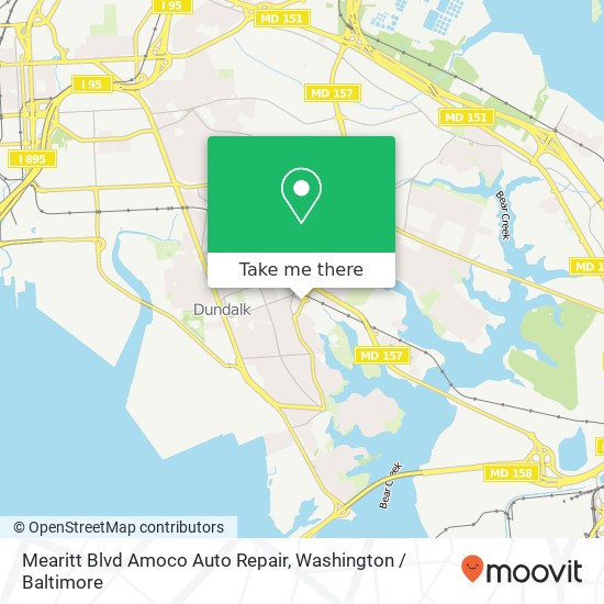 Mapa de Mearitt Blvd Amoco Auto Repair