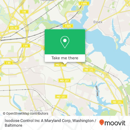 Isodose Control Inc A Maryland Corp map