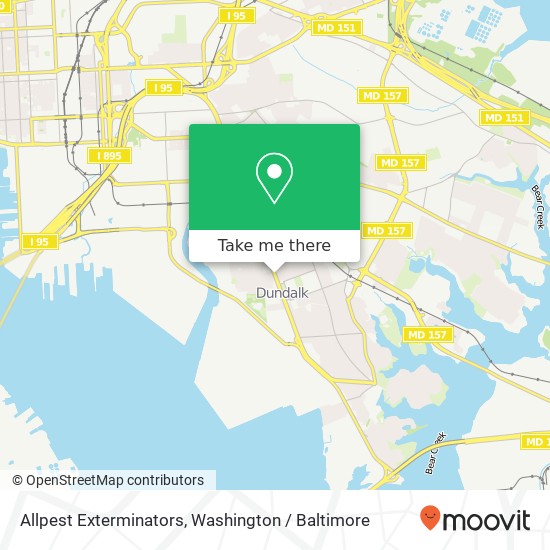 Allpest Exterminators map