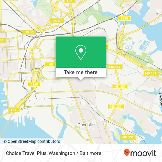 Choice Travel Plus map