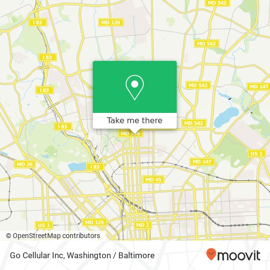 Mapa de Go Cellular Inc