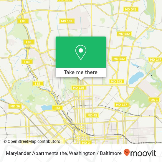 Mapa de Marylander Apartments the