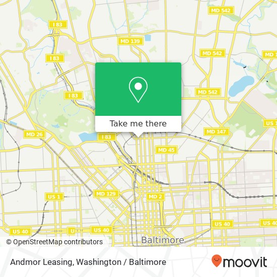 Andmor Leasing map