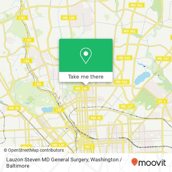 Mapa de Lauzon Steven MD General Surgery