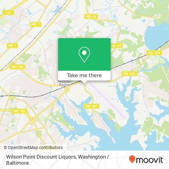 Wilson Point Discount Liquors map