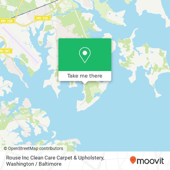 Mapa de Rouse Inc Clean Care Carpet & Upholstery