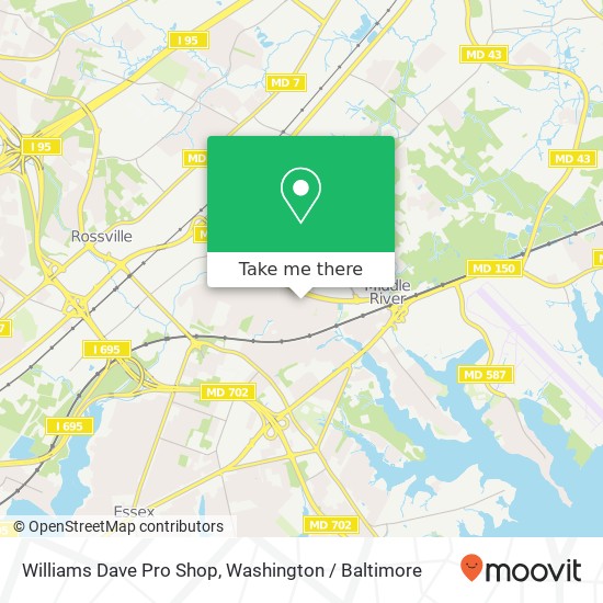 Williams Dave Pro Shop map