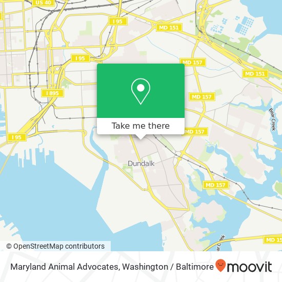 Maryland Animal Advocates map