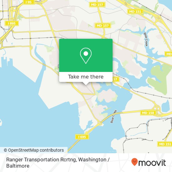 Ranger Transportation Rcrtng map