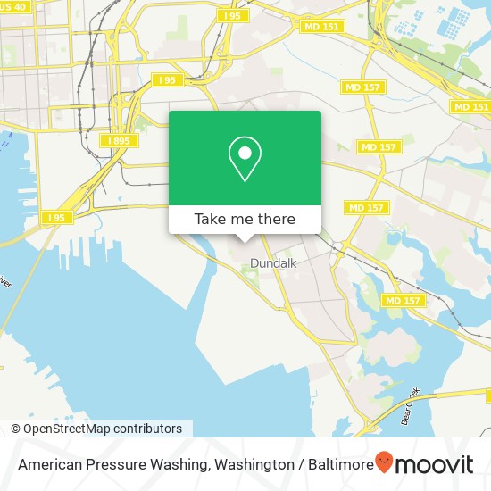 American Pressure Washing map