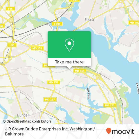 Mapa de J R Crown Bridge Enterprises Inc