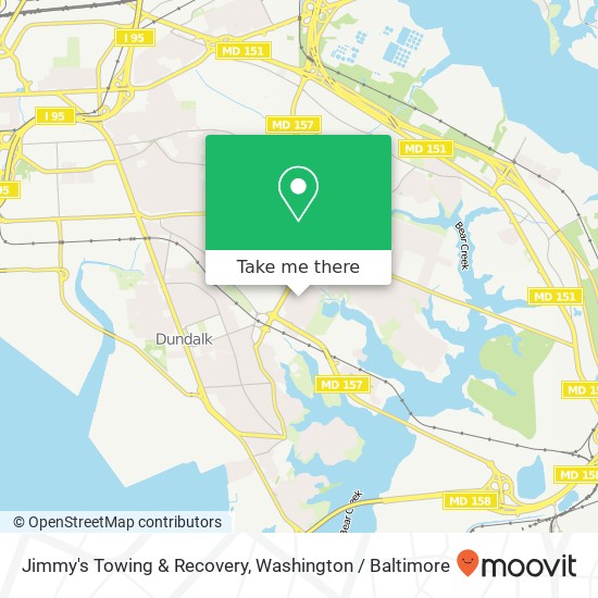 Mapa de Jimmy's Towing & Recovery