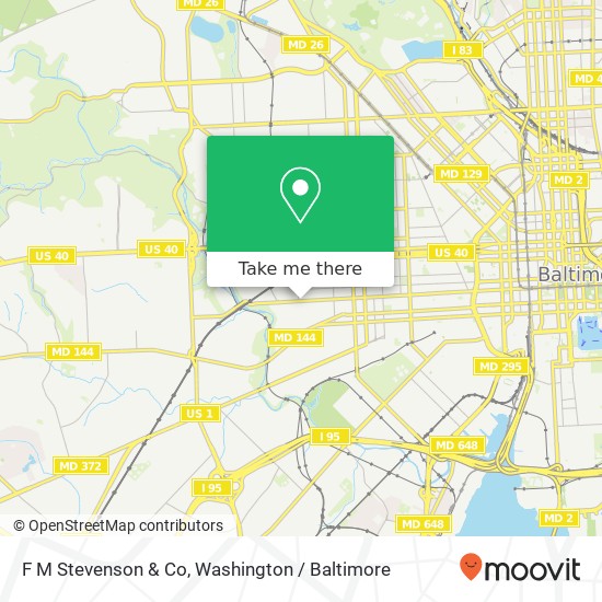 Mapa de F M Stevenson & Co