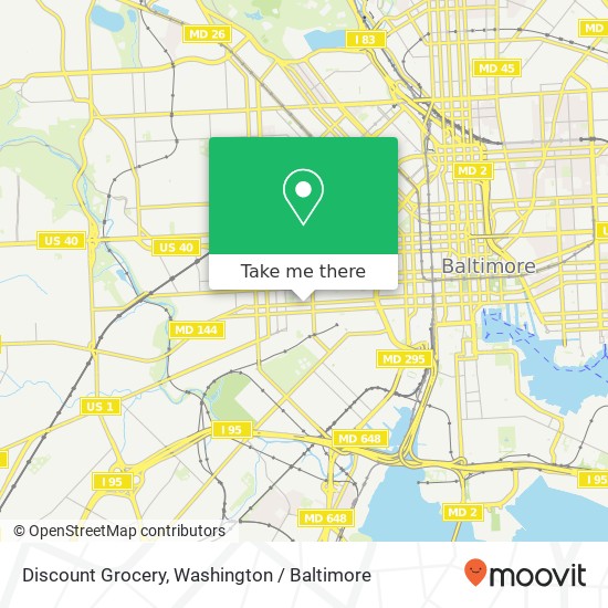 Discount Grocery map