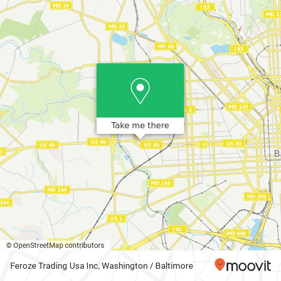 Mapa de Feroze Trading Usa Inc