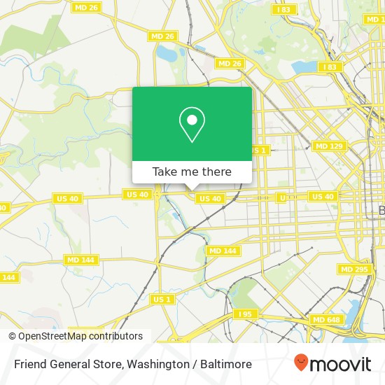 Mapa de Friend General Store
