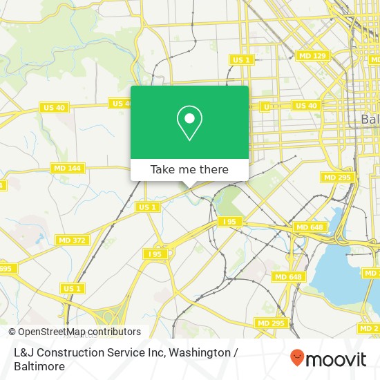 L&J Construction Service Inc map