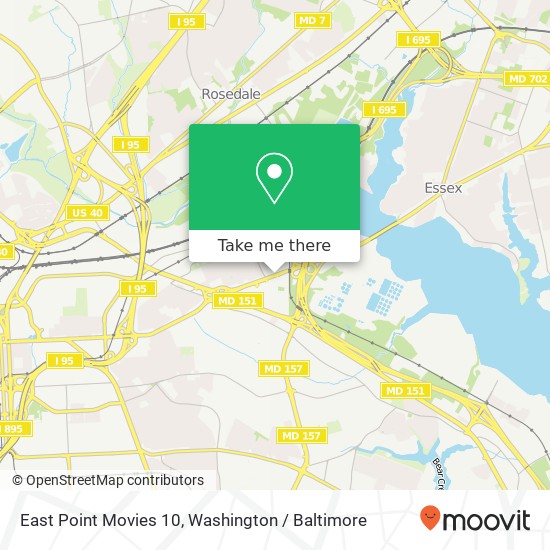 Mapa de East Point Movies 10