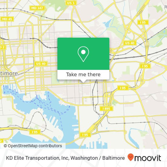 Mapa de KD Elite Transportation, Inc