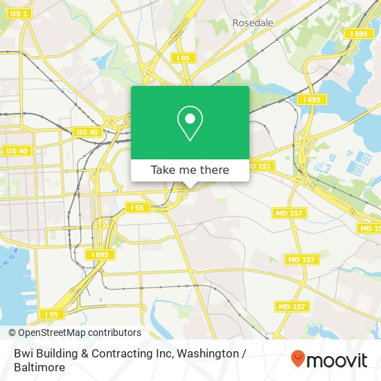 Bwi Building & Contracting Inc map