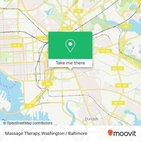 Massage Therapy map