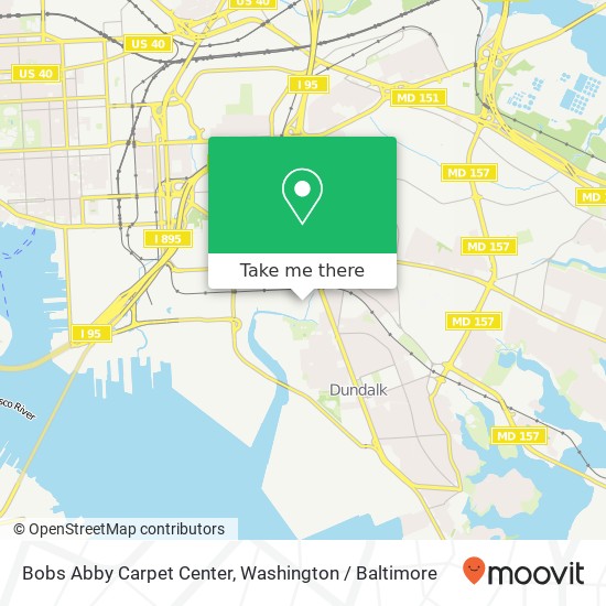 Mapa de Bobs Abby Carpet Center