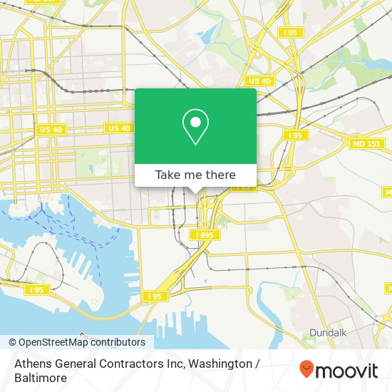 Mapa de Athens General Contractors Inc