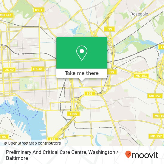 Preliminary And Critical Care Centre map