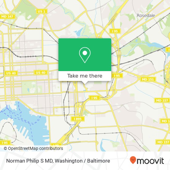 Norman Philip S MD map