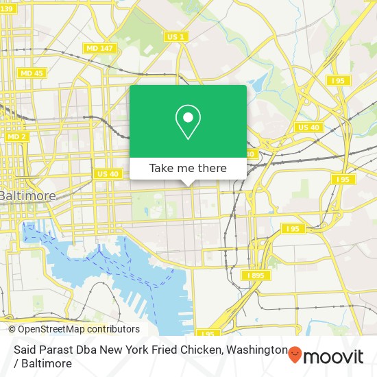 Said Parast Dba New York Fried Chicken map