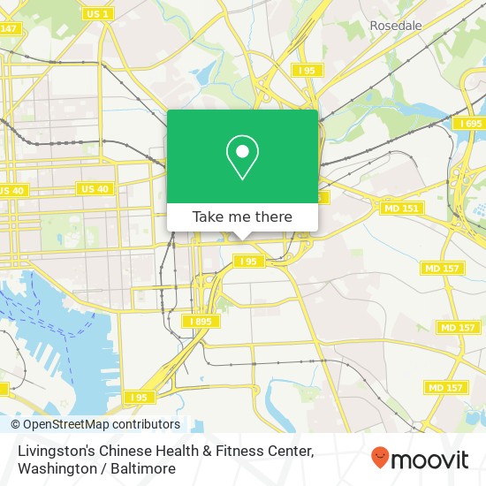 Mapa de Livingston's Chinese Health & Fitness Center