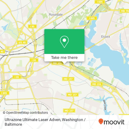 Mapa de Ultrazone Ultimate Laser Adven